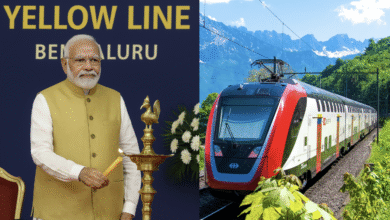 PM Modi inaugurating Namma Metro Yellow Line in Bengaluru
